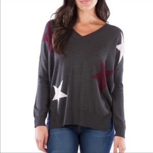 Kut from the Kloth Cashmere Blend Star Sweater